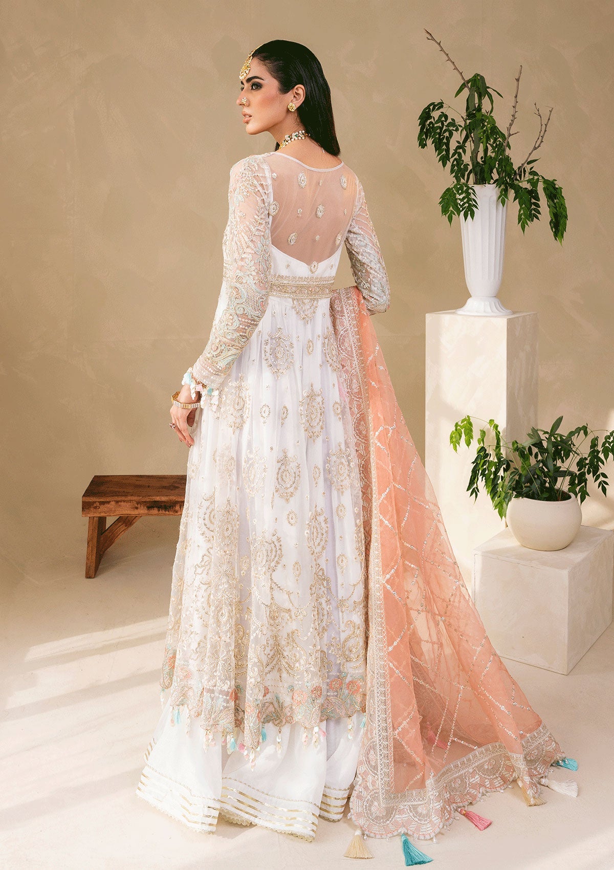 Wedding Collection - Muneefa Naz - Raha - Ivory - D#01