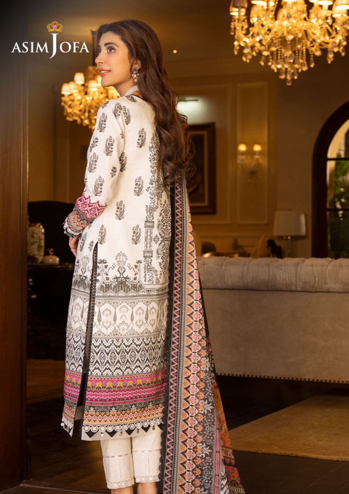 Lawn Collection - Asim Jofa - Rania - Edition Two - AJS#25 - Official Asim Jofa - Agha Fabrics UK