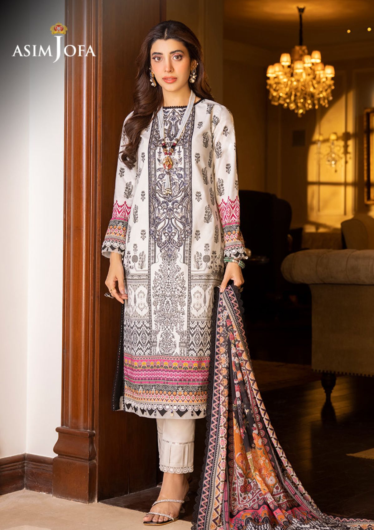Lawn Collection - Asim Jofa - Rania - Edition Two - AJS#25 - Official Asim Jofa - Agha Fabrics UK