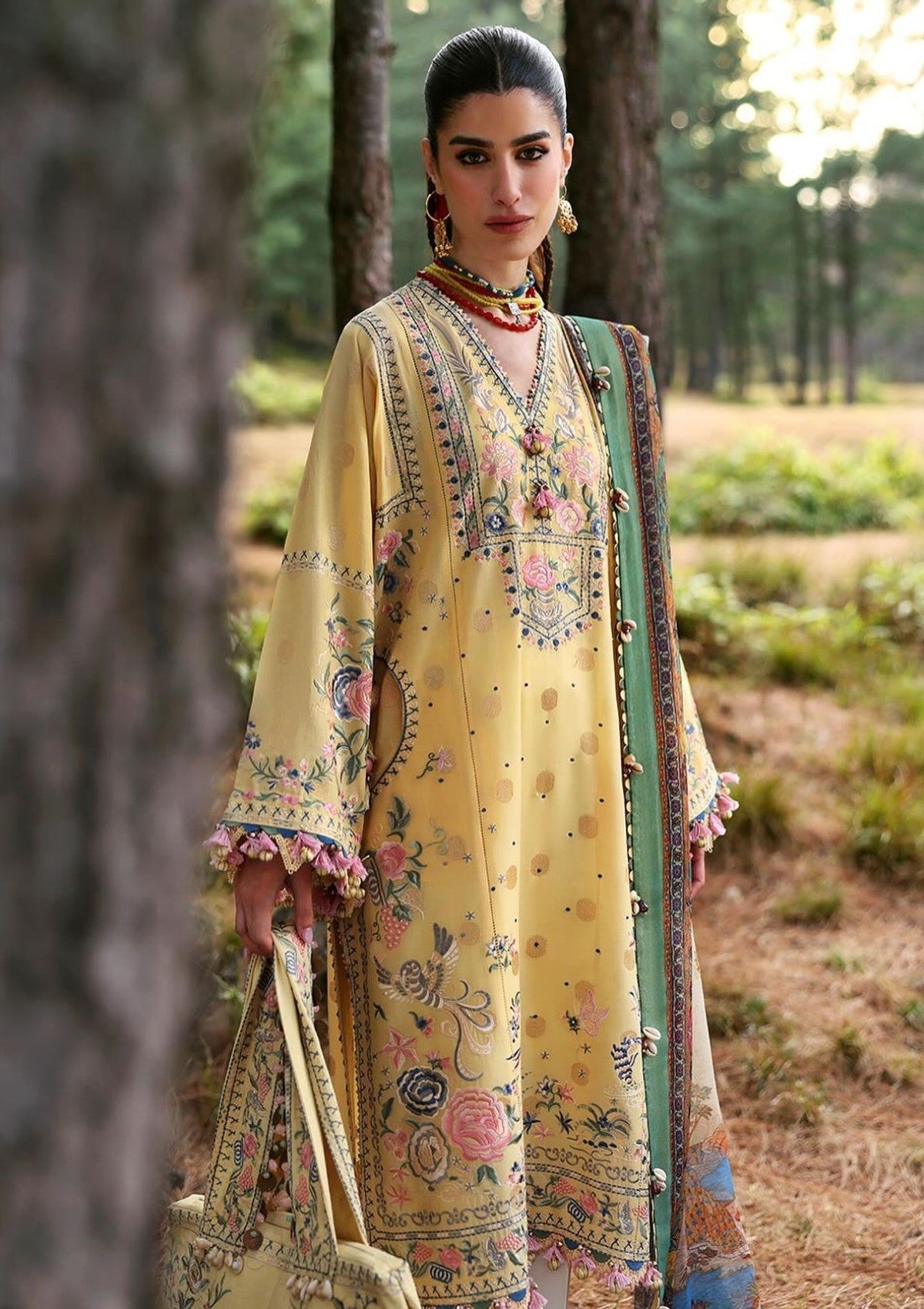 Lawn - Zaha - Unstitched Lawn 25 - ZURI (ZL25-12 A)