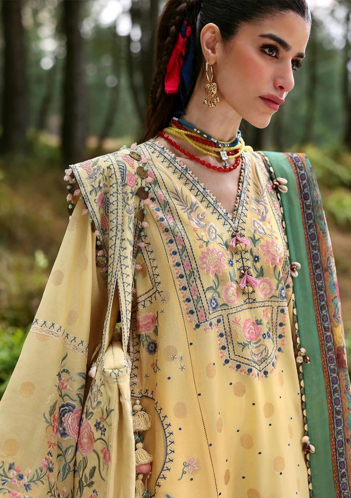 Lawn - Zaha - Unstitched Lawn 25 - ZURI (ZL25-12 A)