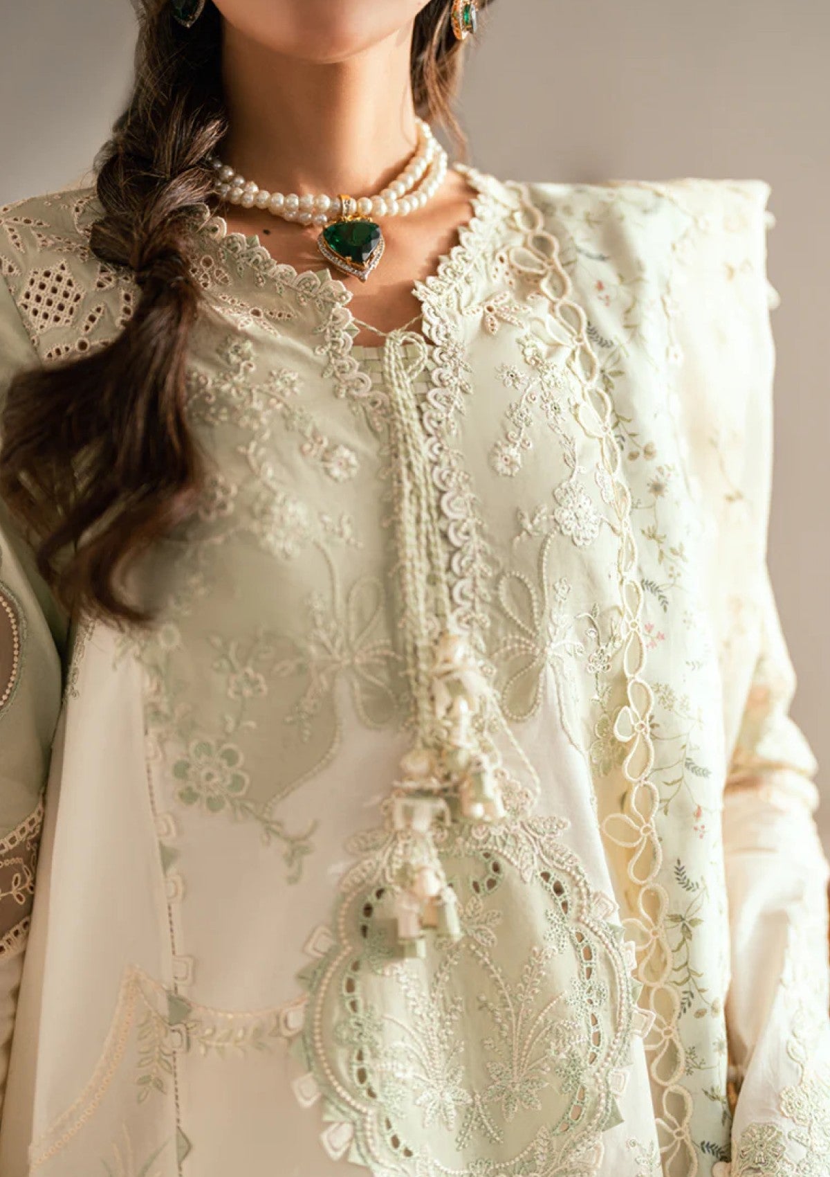 Lawn - Qalamkar - Luxury - Eid Edit 25 - SB#10 - Nadia