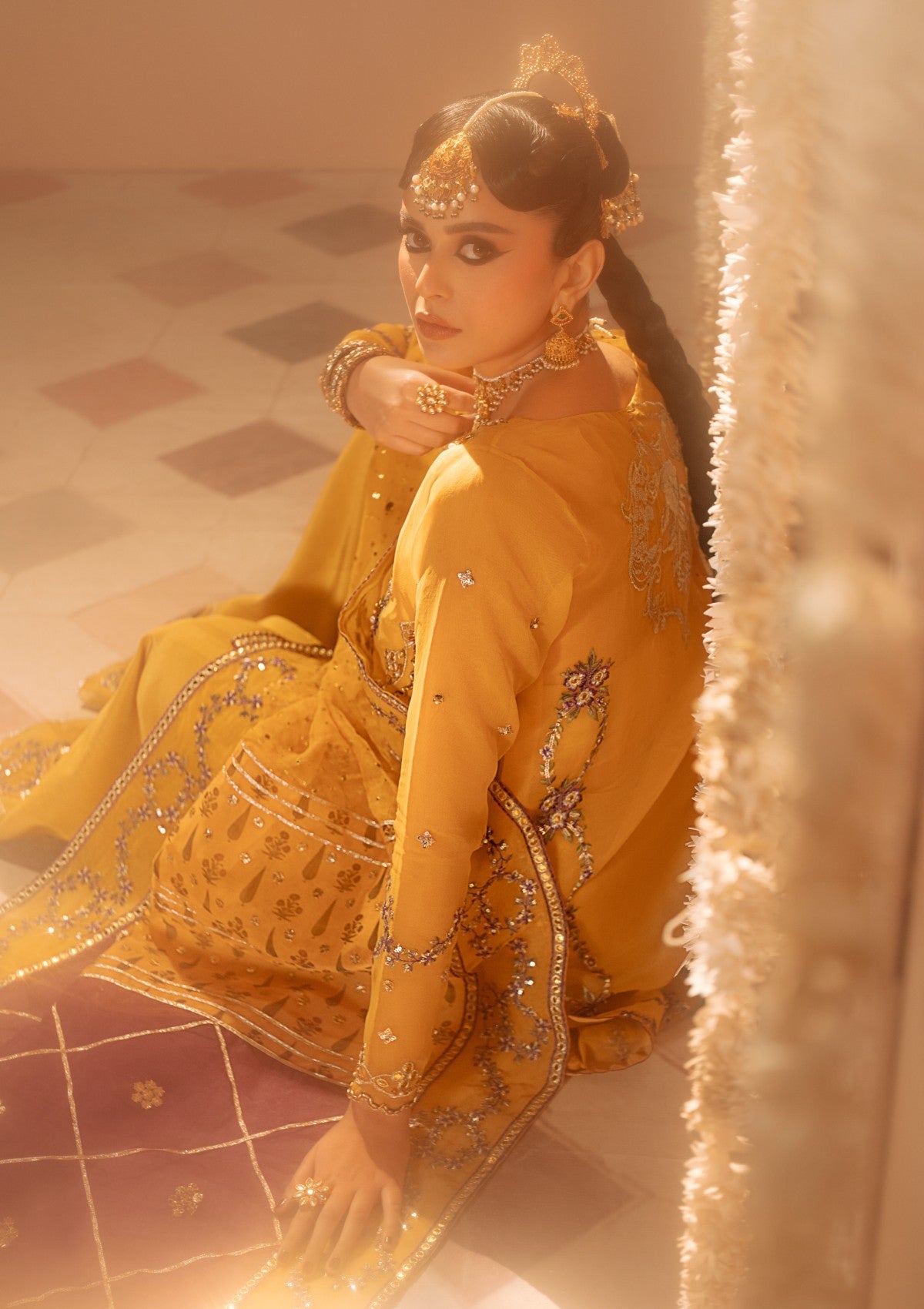 Pret - Fozia Khalid - Chamakh Dhamakh - Wedding Festivity - Mayun