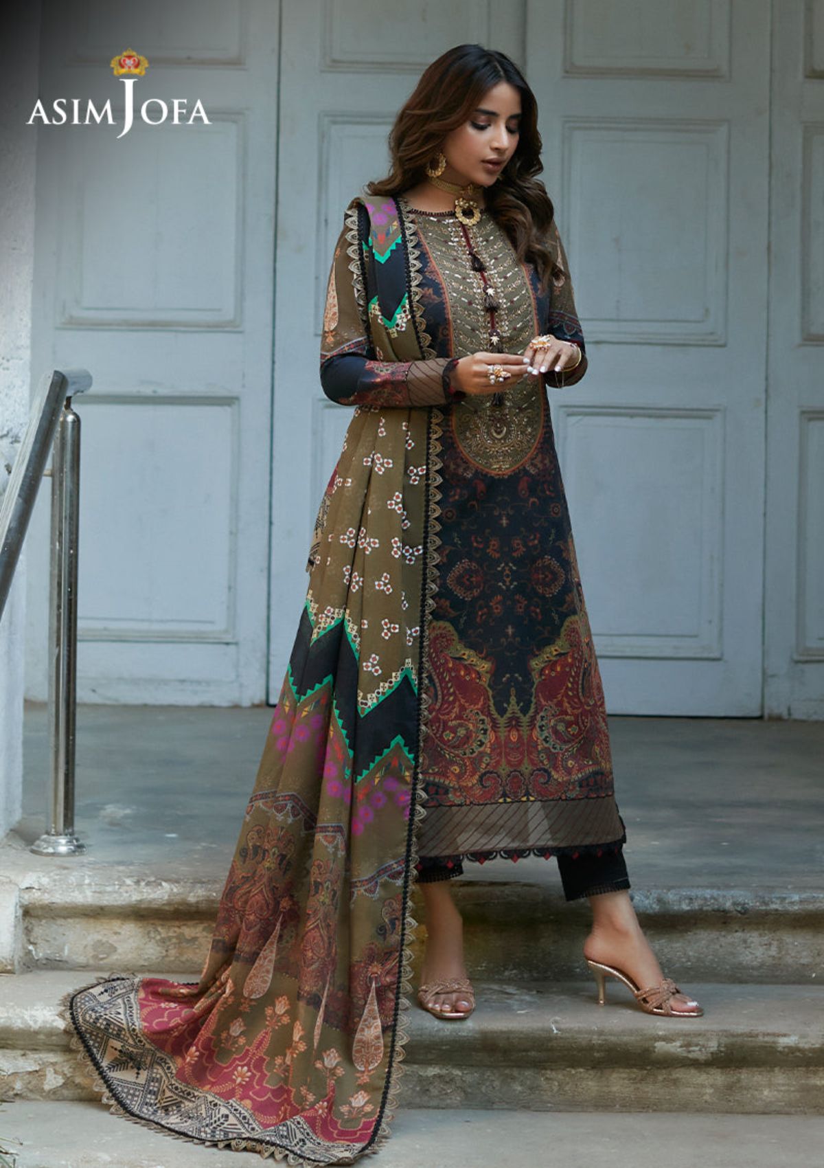 Lawn Collection - Asim Jofa - Rania - Edition Two - AJS#22 - Official Asim Jofa - Agha Fabrics UK