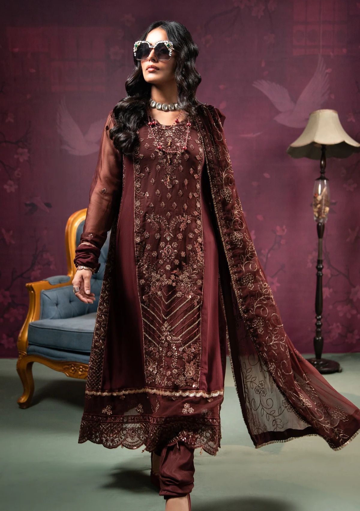 Formal Collection - Al Zohaib - Chiffon Unstitched - D#08