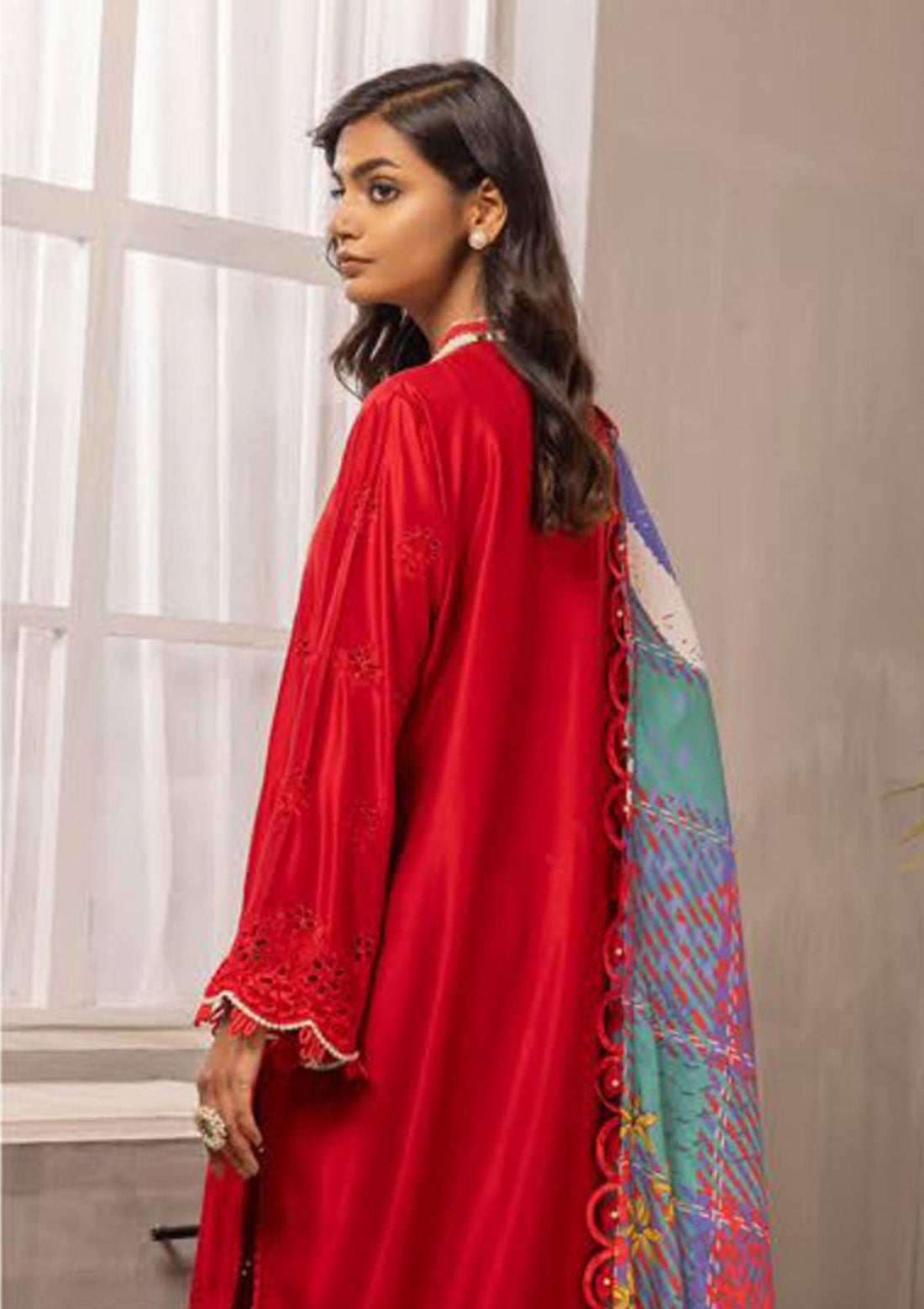 Winter Collection - Mahee's - Exclusive- Embroidered Sateen Marina - MEM#08 - Official Riaz Arts - Agha Fabrics UK