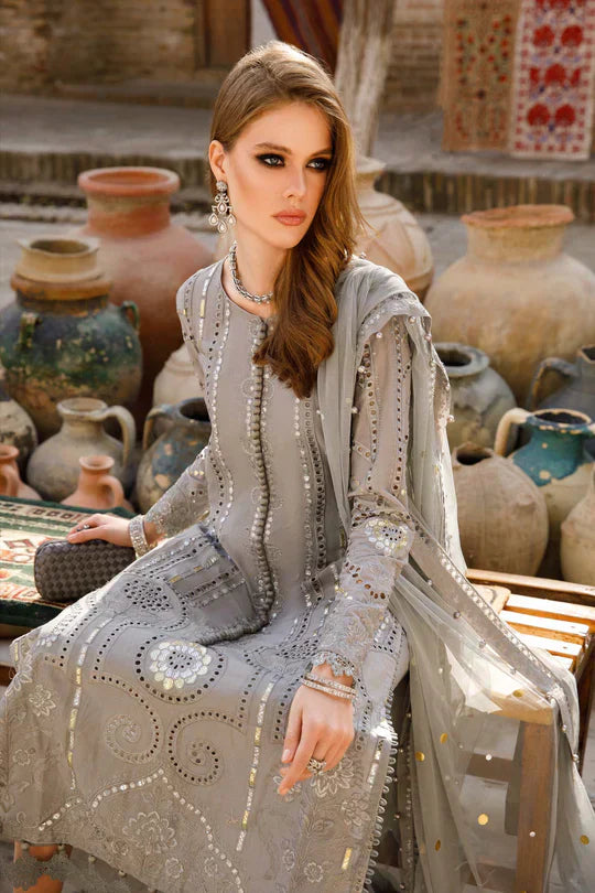 Maria B | Luxury Lawn | D-2308-B -  Maria B Luxury -  Agha Fabrics