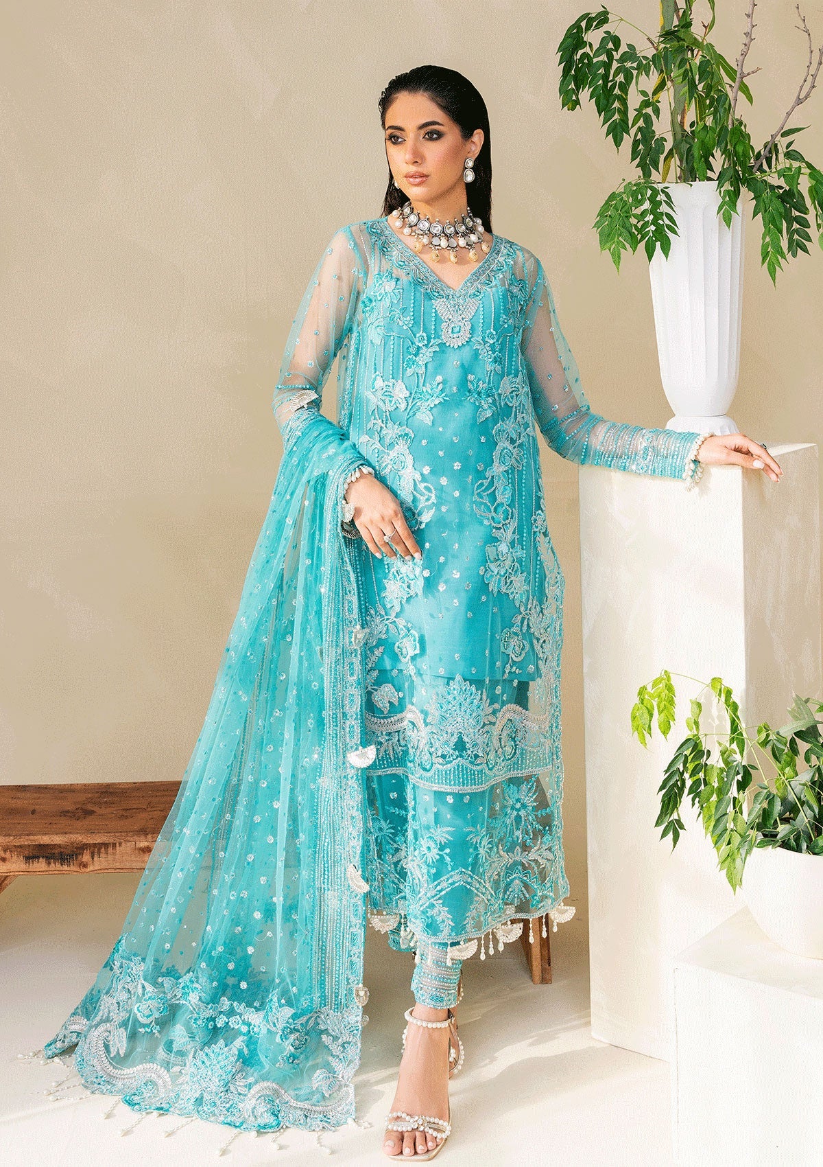 Wedding Collection - Muneefa Naz - Raha - Sage - D# 05