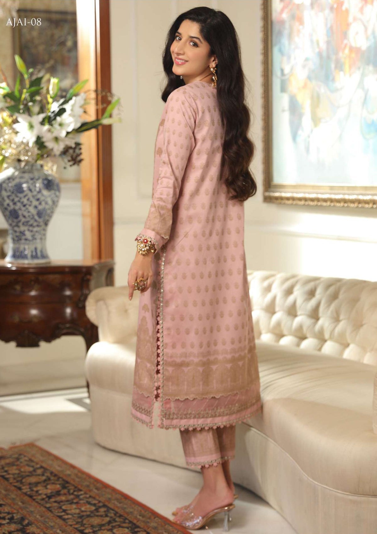 Lawn Collection - Asim Jofa - Aira - AJAI#8 - Official Asim Jofa - Agha Fabrics UK