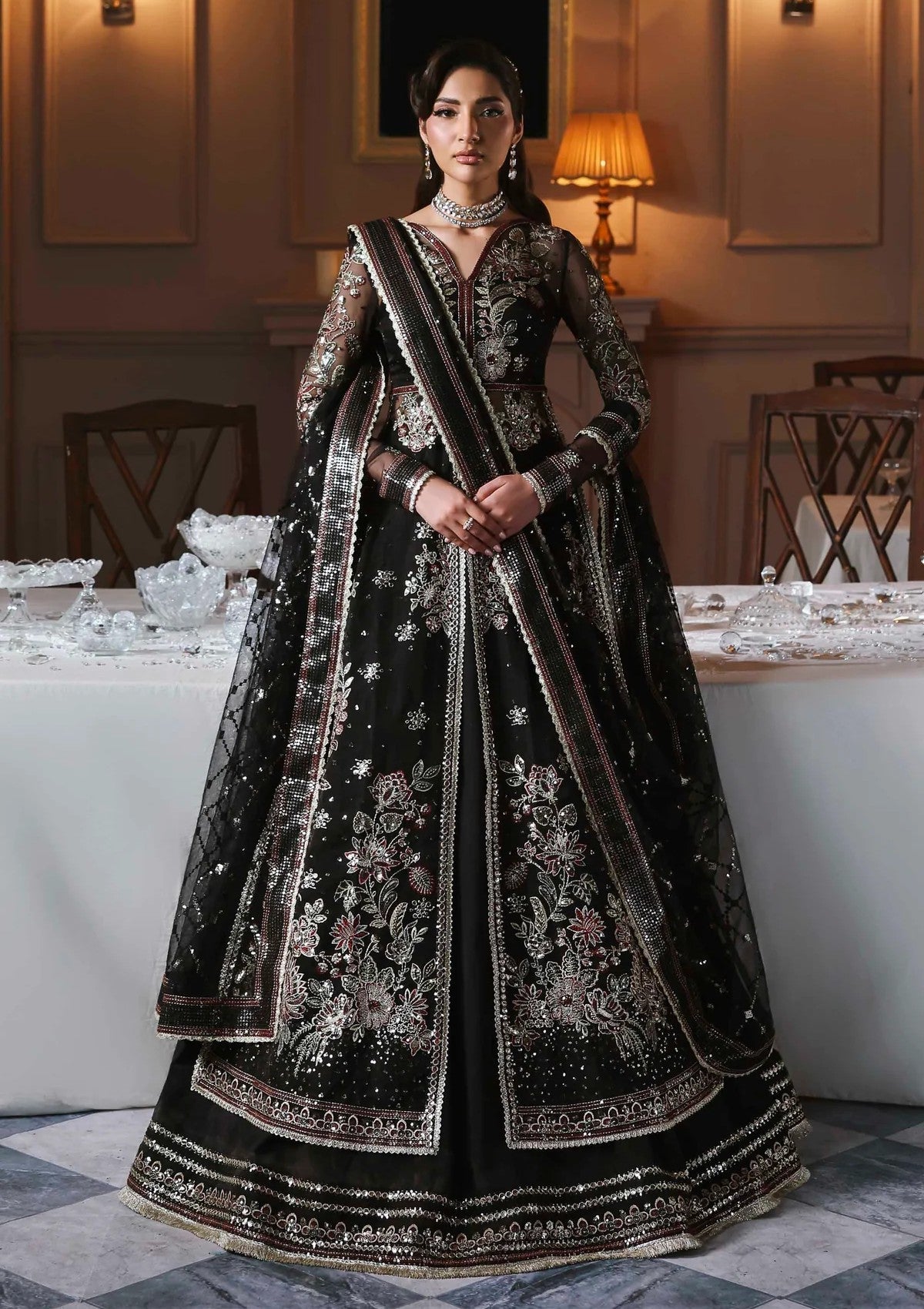 Formals - Akbar Aslam - Mastani - Luxury Formals - M25#1583 - Zarafreen