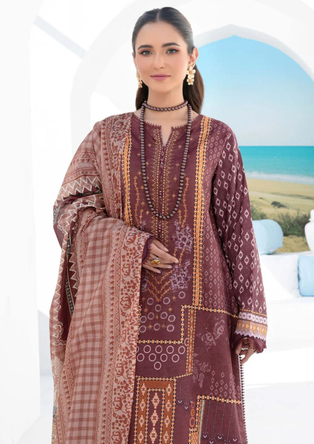 Lawn Collection - Humdum - Saira Bano - HB24#07