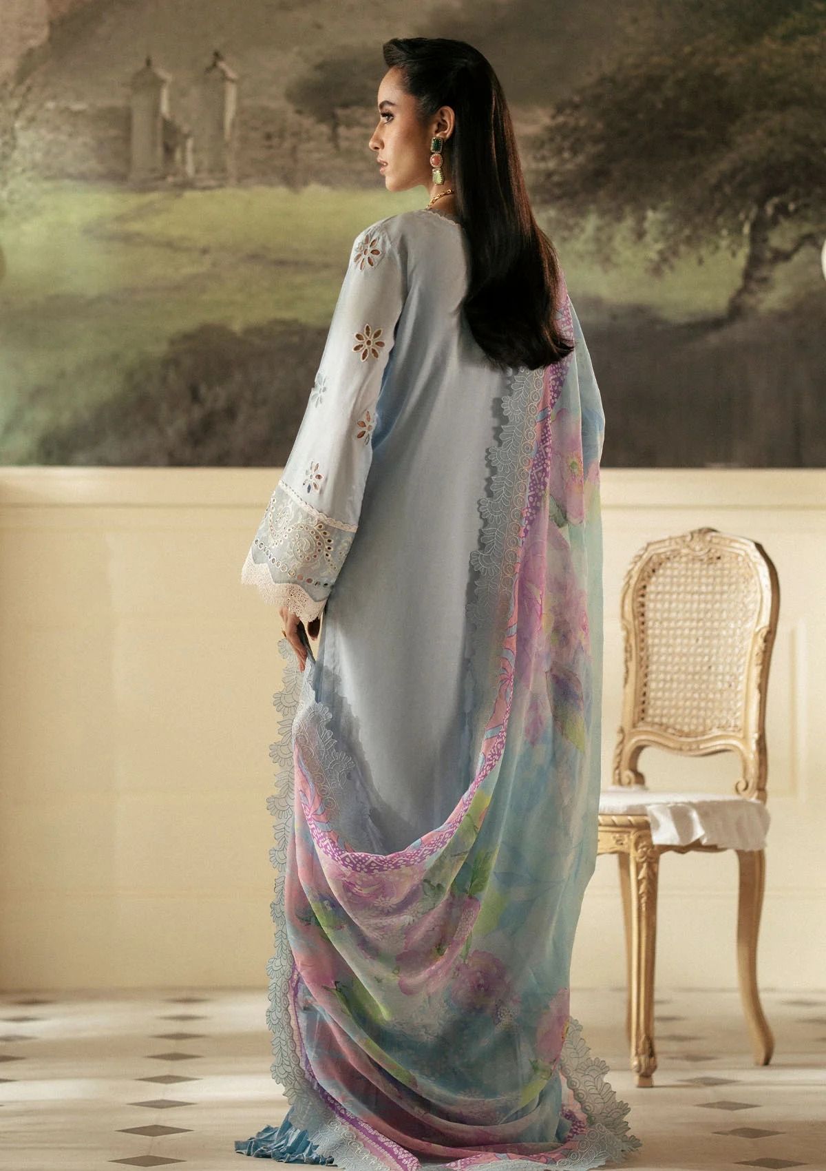 Lawn Collection - Nureh - Maya Lawn 24 - NS24#145 - Official Nureh - Agha Fabrics UK