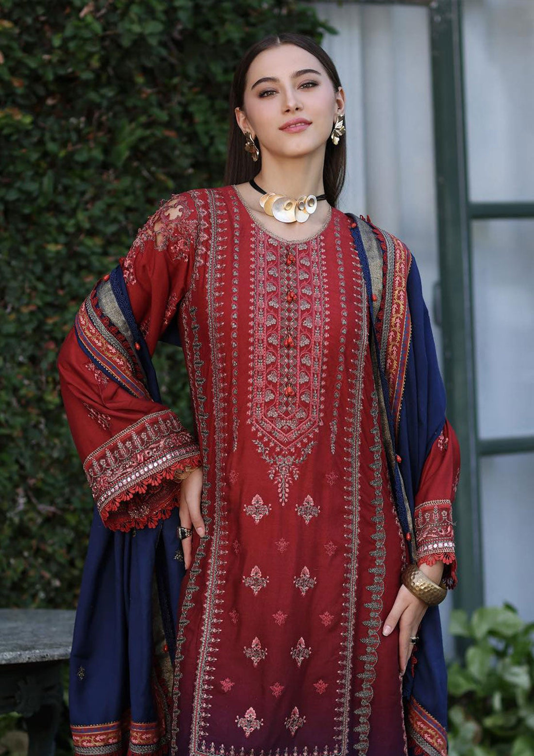 Winter Collection - Noor - Saadia Asad - Luxury - Shawl - NWS#02