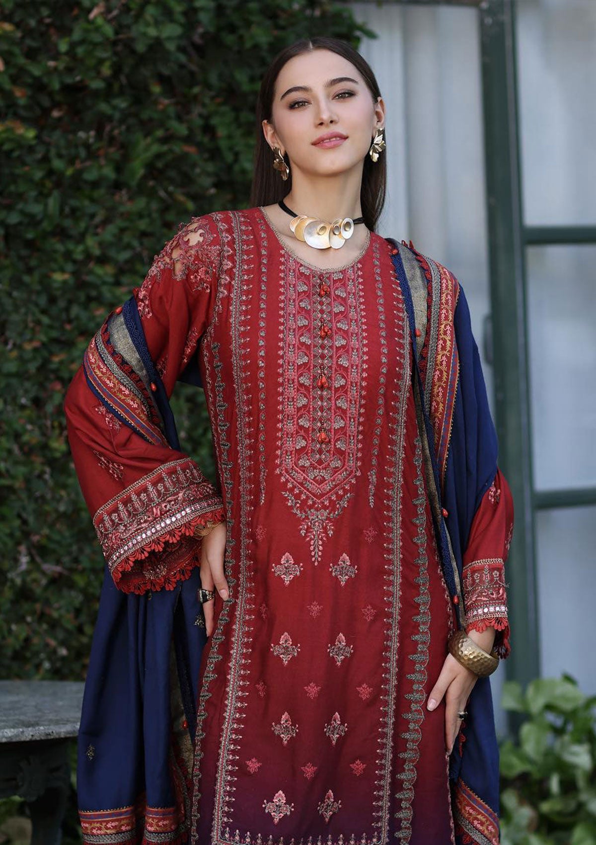 Winter Collection - Noor - Saadia Asad - Luxury - Shawl - NWS#02