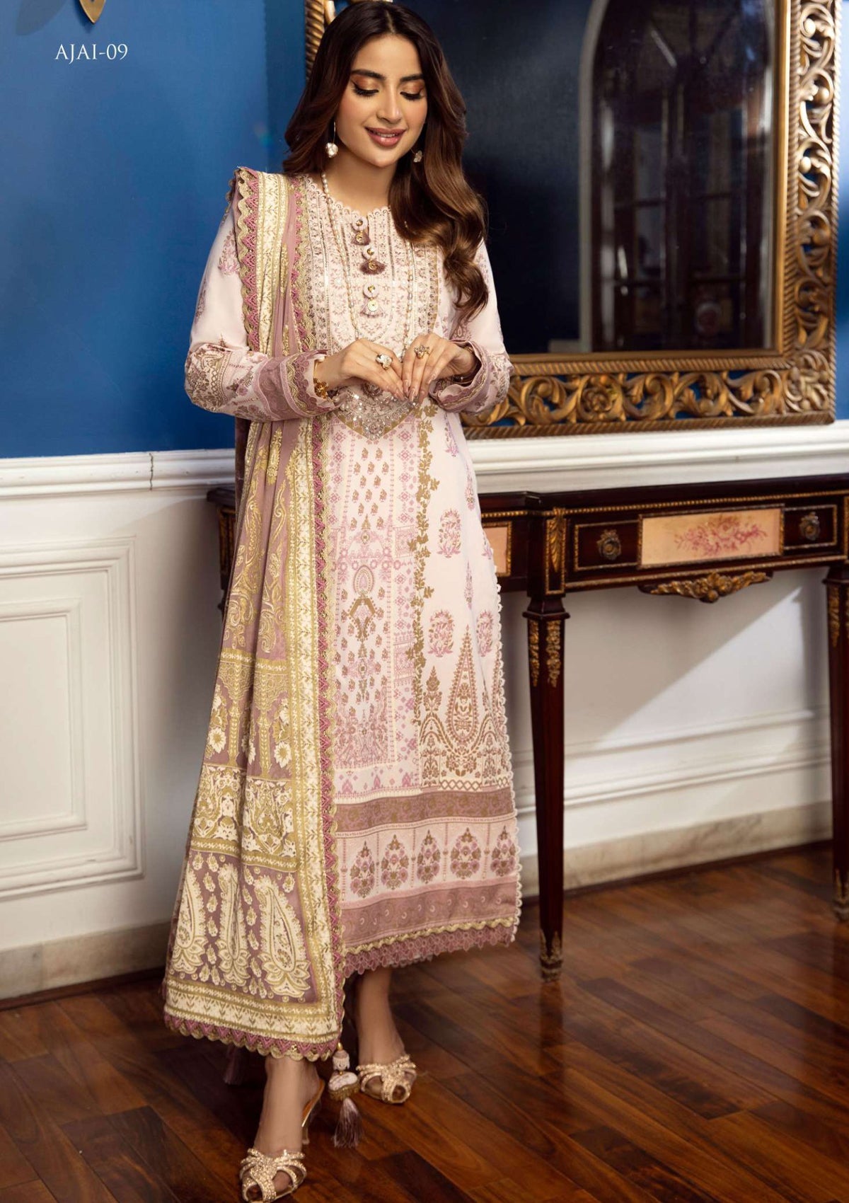 Lawn Collection - Asim Jofa - Aira - AJAI#9 - Official Asim Jofa - Agha Fabrics UK