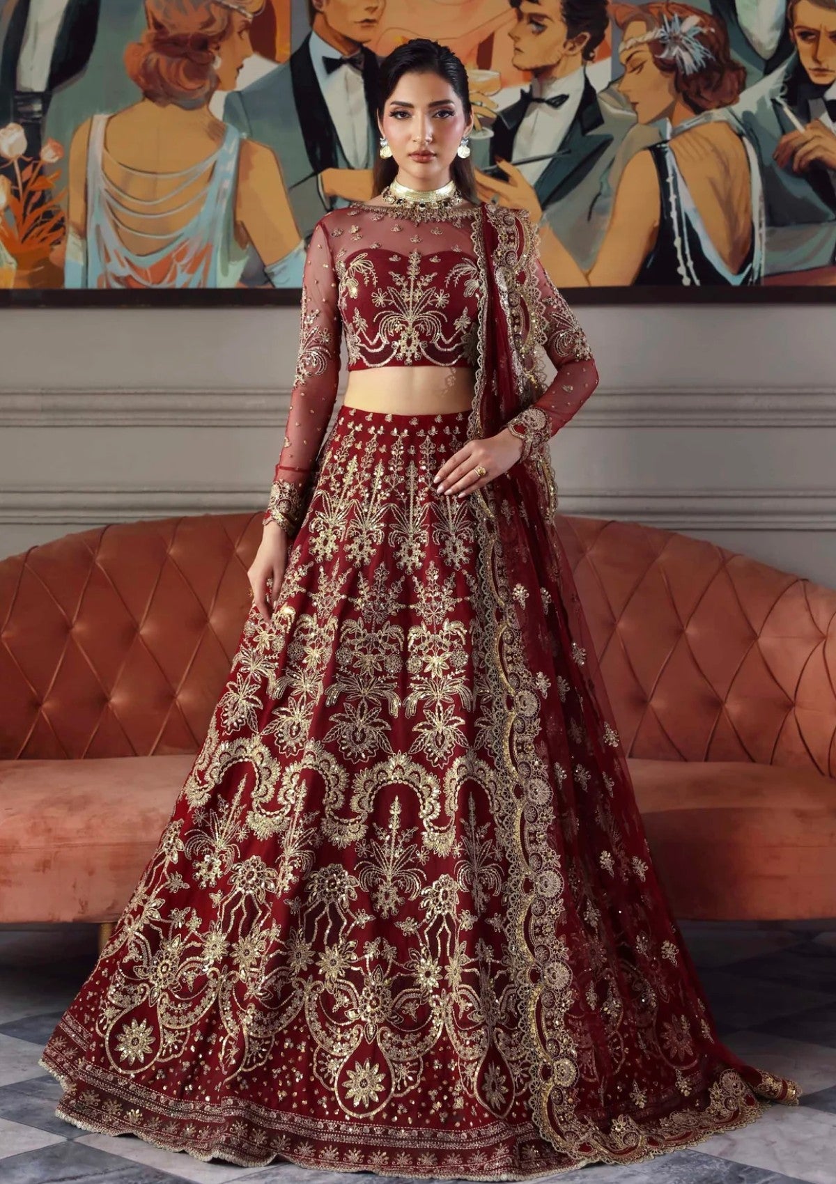 Formals - Akbar Aslam - Mastani - Luxury Formals - M25#1580 - Shahbano