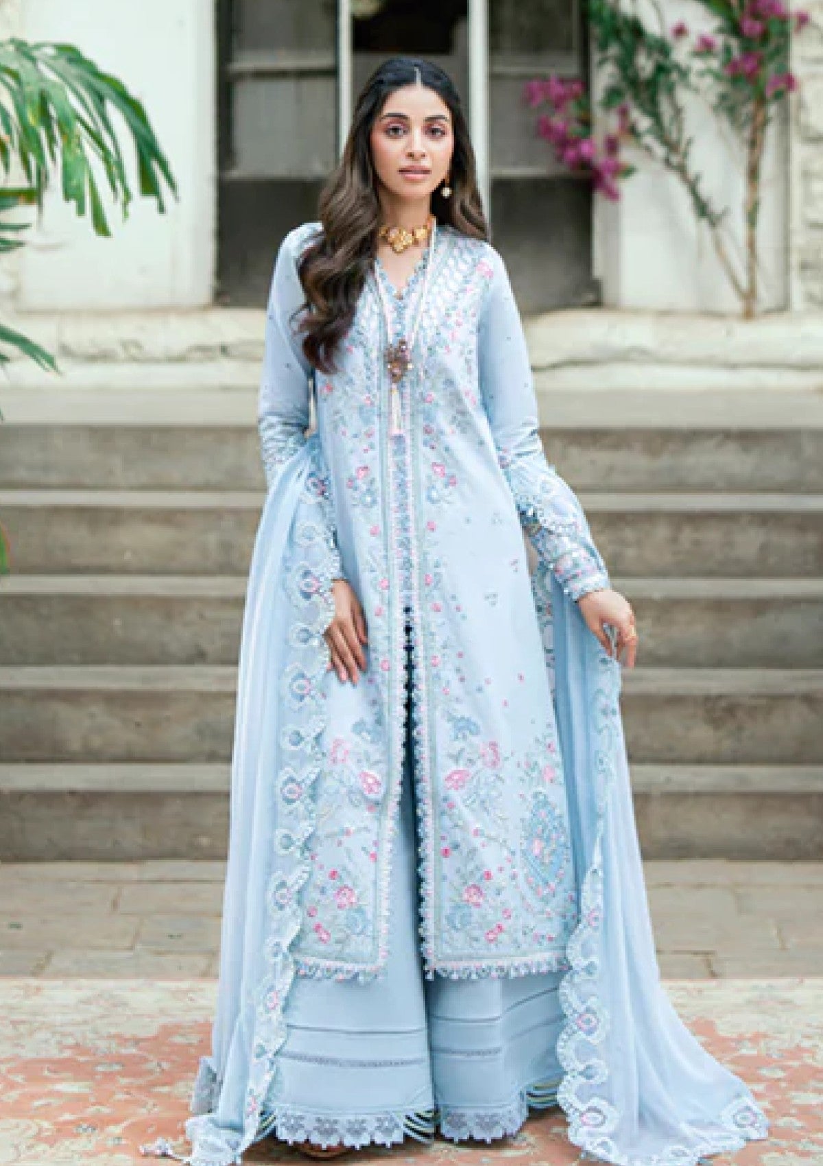 Lawn - Qalamkar - Luxury - Eid Edit 25 - SB#04 - Zarish