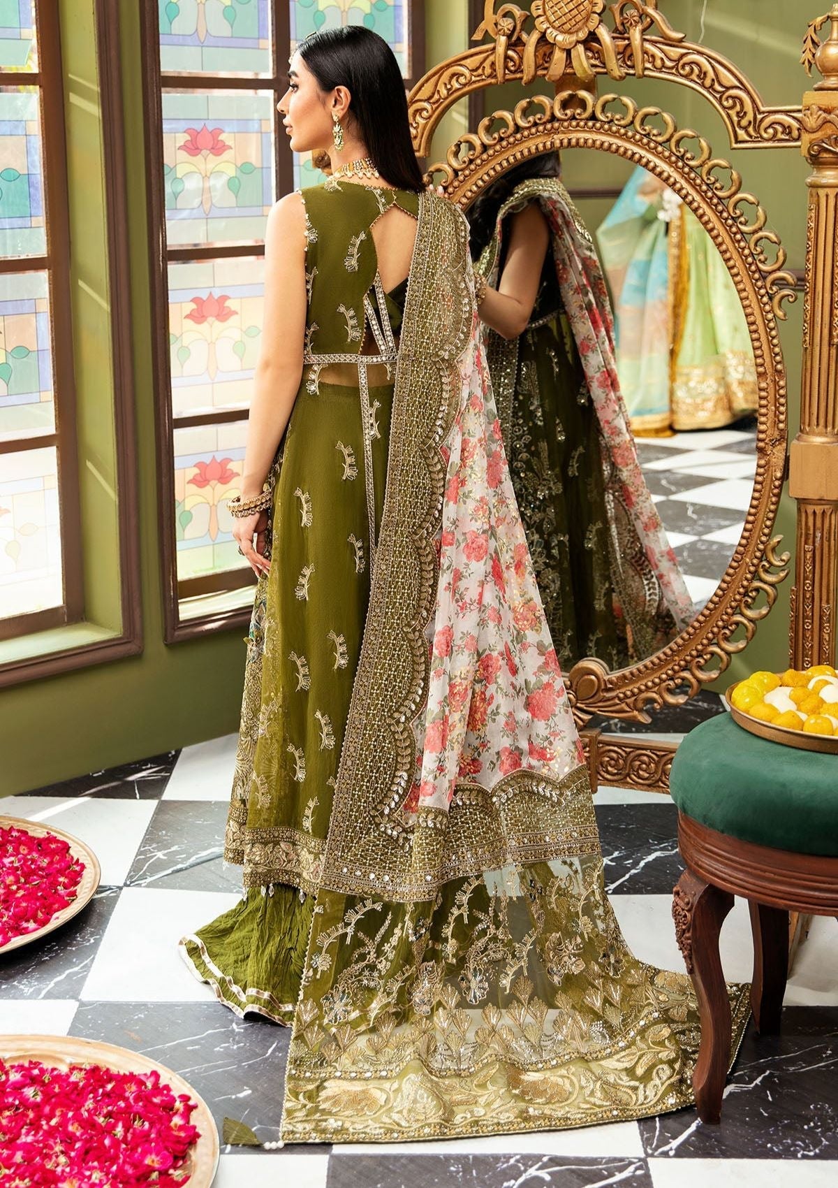 Formal Collection - Nureh - Jhoomro - NL#50 - NURA - Official Nureh - Agha Fabrics UK