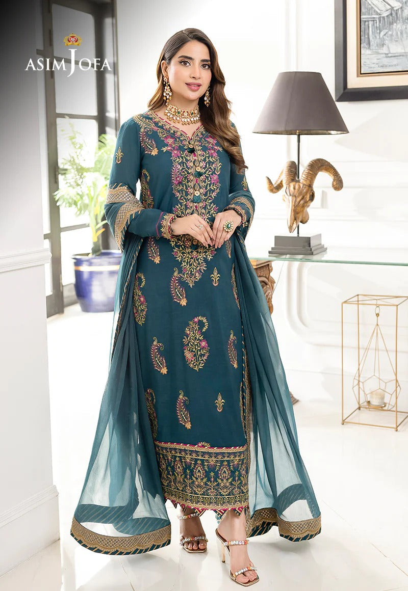 Formal Collection - Asim Jofa - Jhilmil - AJJM#8 - Official Asim Jofa - Agha Fabrics UK