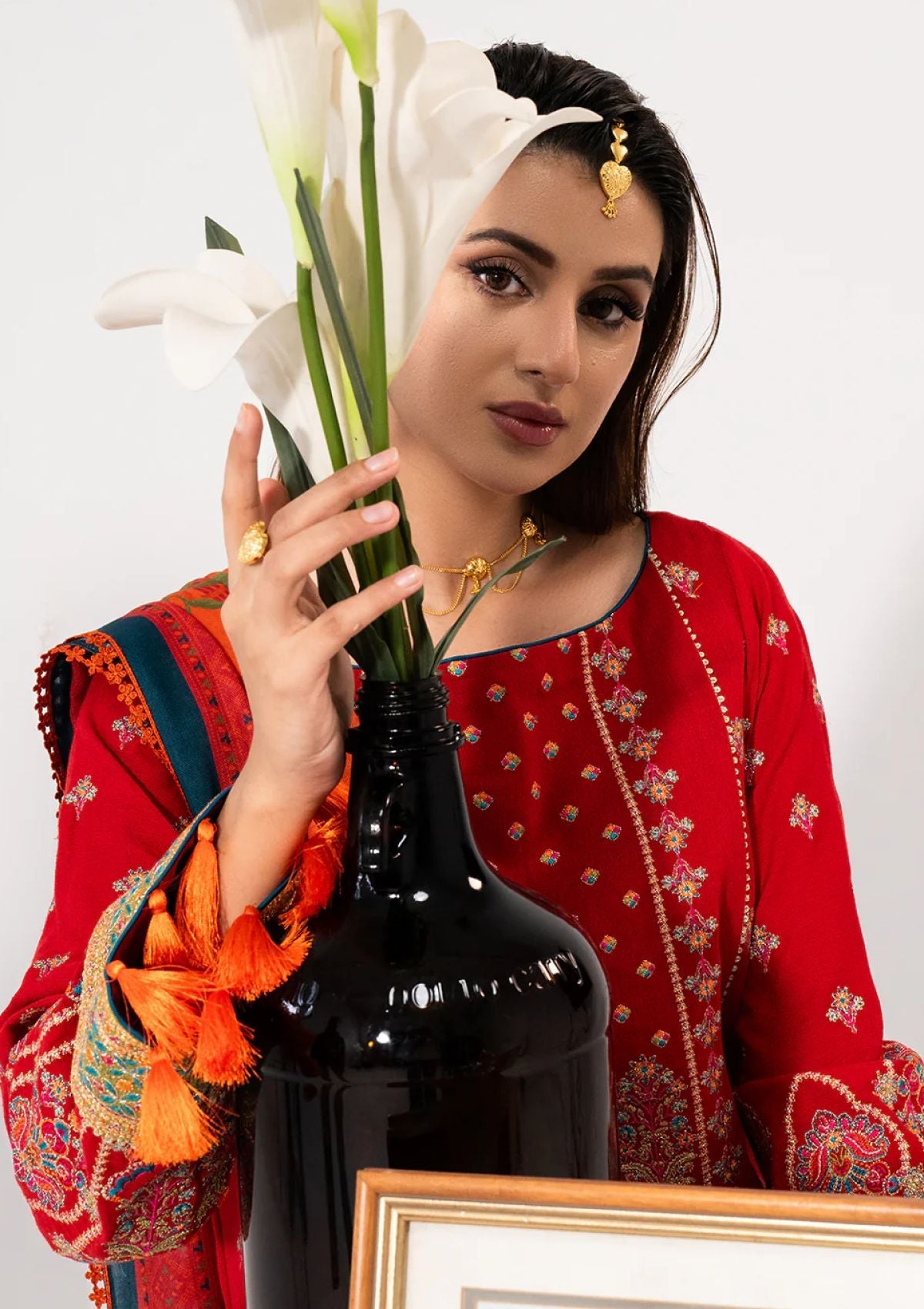 Winter Collection - Saad Shaikh - Luminaa - Crimson