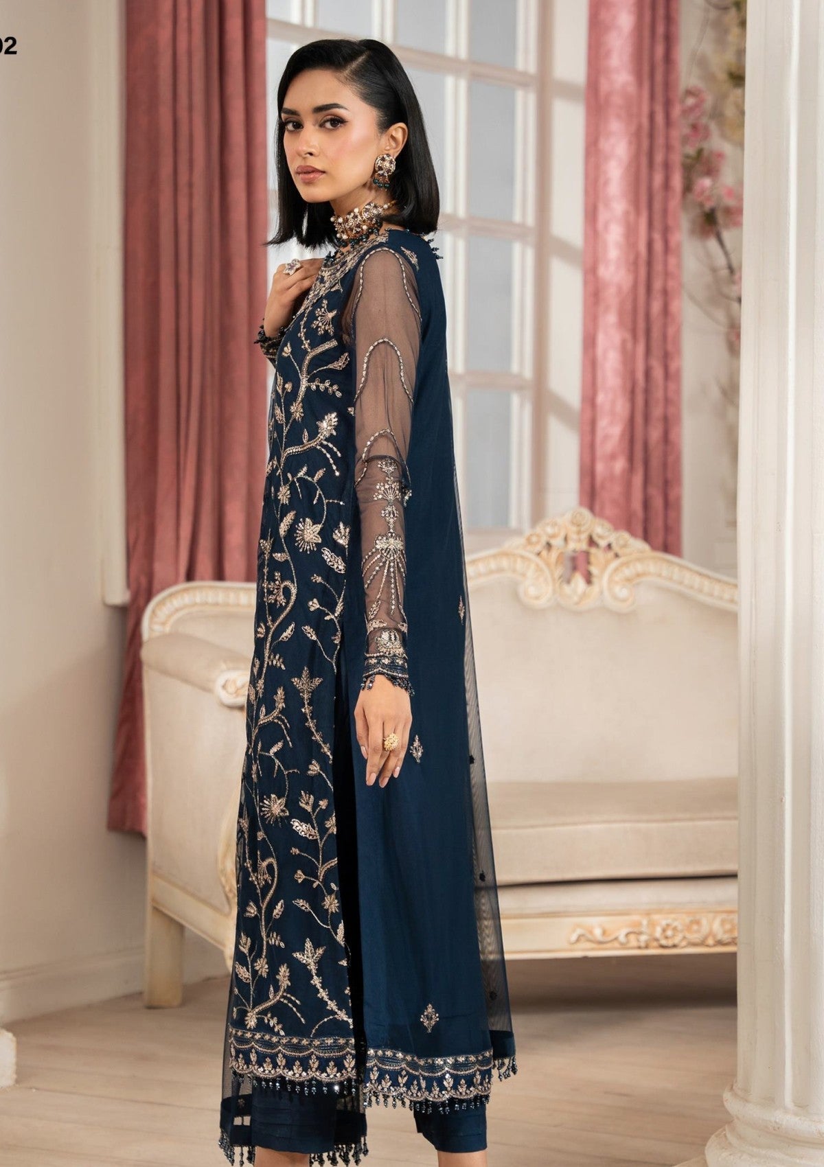 Formals - Zarif - Nafees - Unstitched 25 - ZNAF-02 SELIN