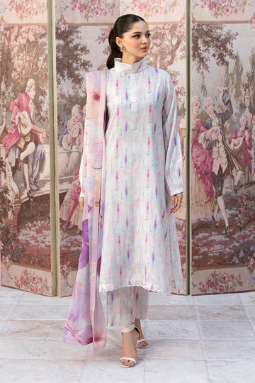 Afsanah | Basics Raw Silk | White Misted AR-110