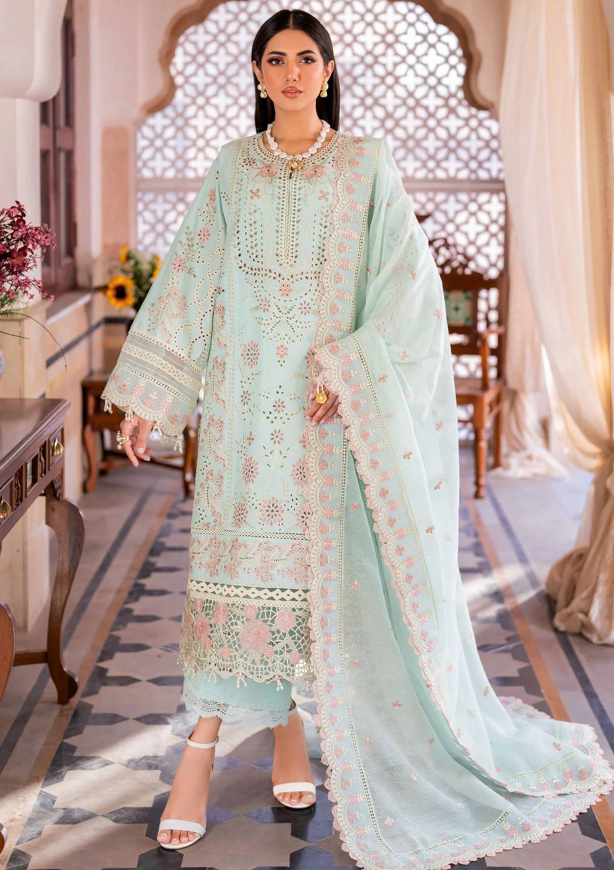 Lawn Collection - Akbar Aslam - Hayat - Eid - D#121 - Crescent