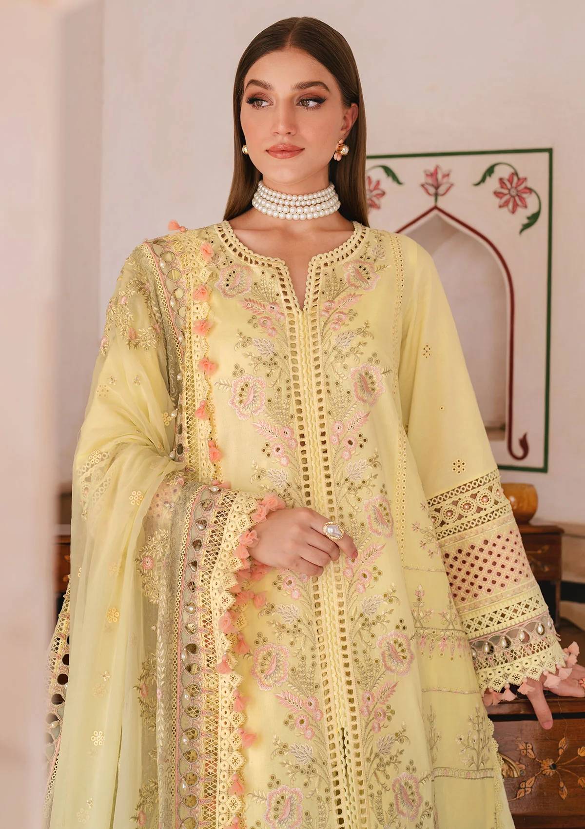 Lawn Collection - Akbar Aslam - Hayat - Eid - D#123 - Caviar