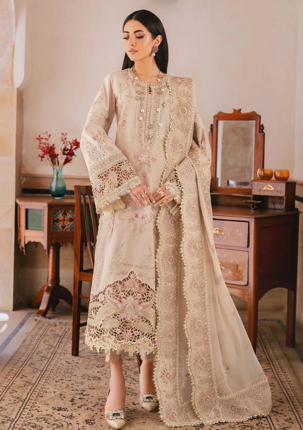 Lawn Collection - Akbar Aslam - Hayat - Eid - D#124 - Daisy