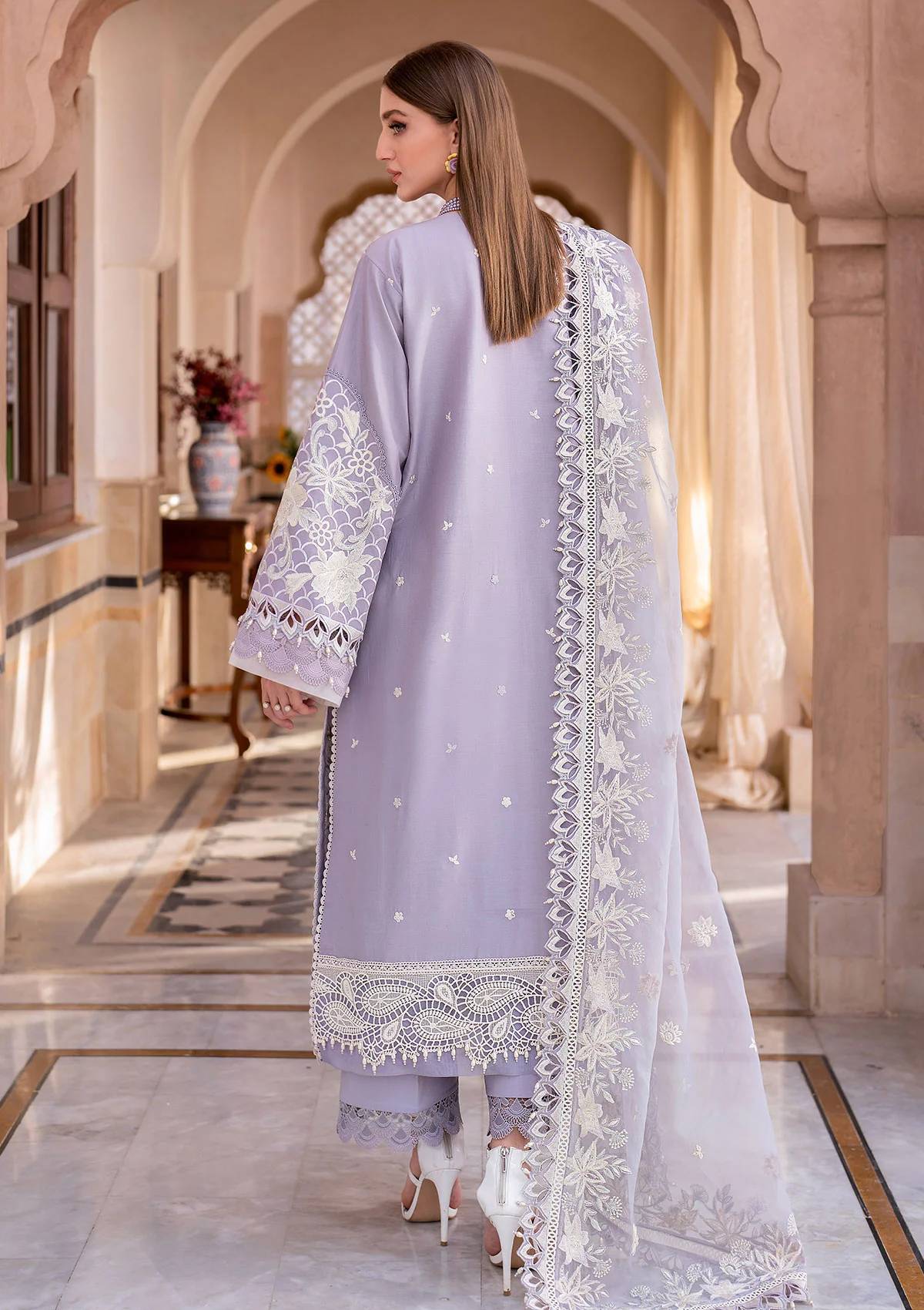 Lawn Collection - Akbar Aslam - Hayat - Eid - D#125 - Mist