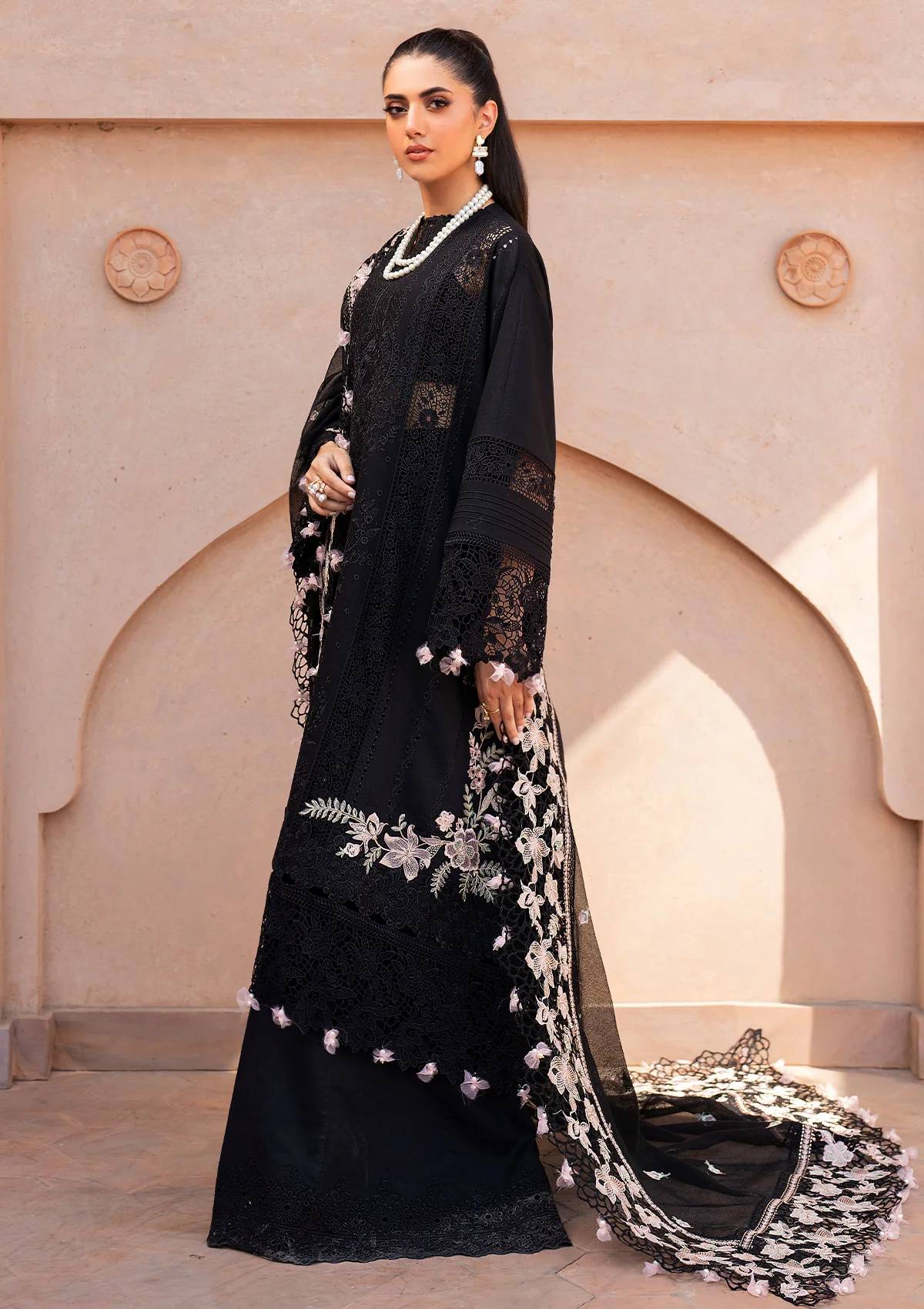 Lawn Collection - Akbar Aslam - Hayat - Eid - D#129 - Meraki