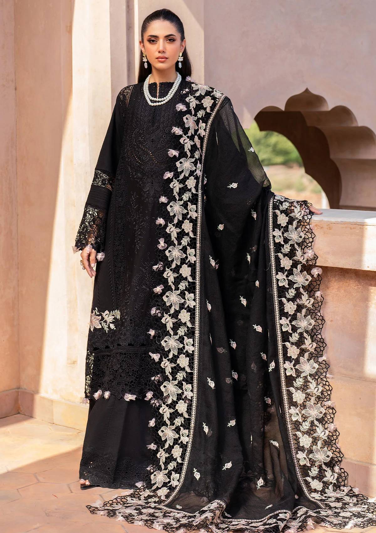 Lawn Collection - Akbar Aslam - Hayat - Eid - D#129 - Meraki