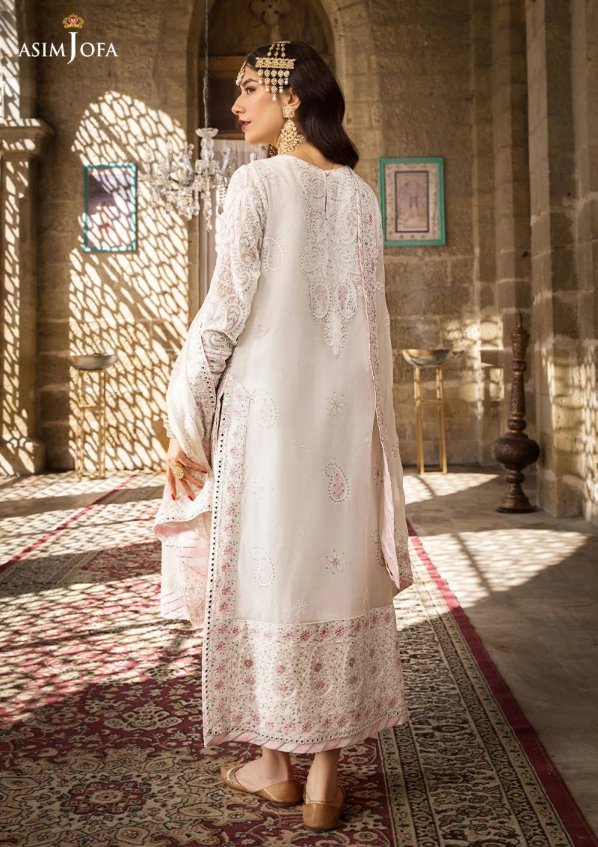 Formal Collection - Asim Jofa - Lucknowi - Chikankari - AJMQ#02 - Official Asim Jofa - Agha Fabrics UK