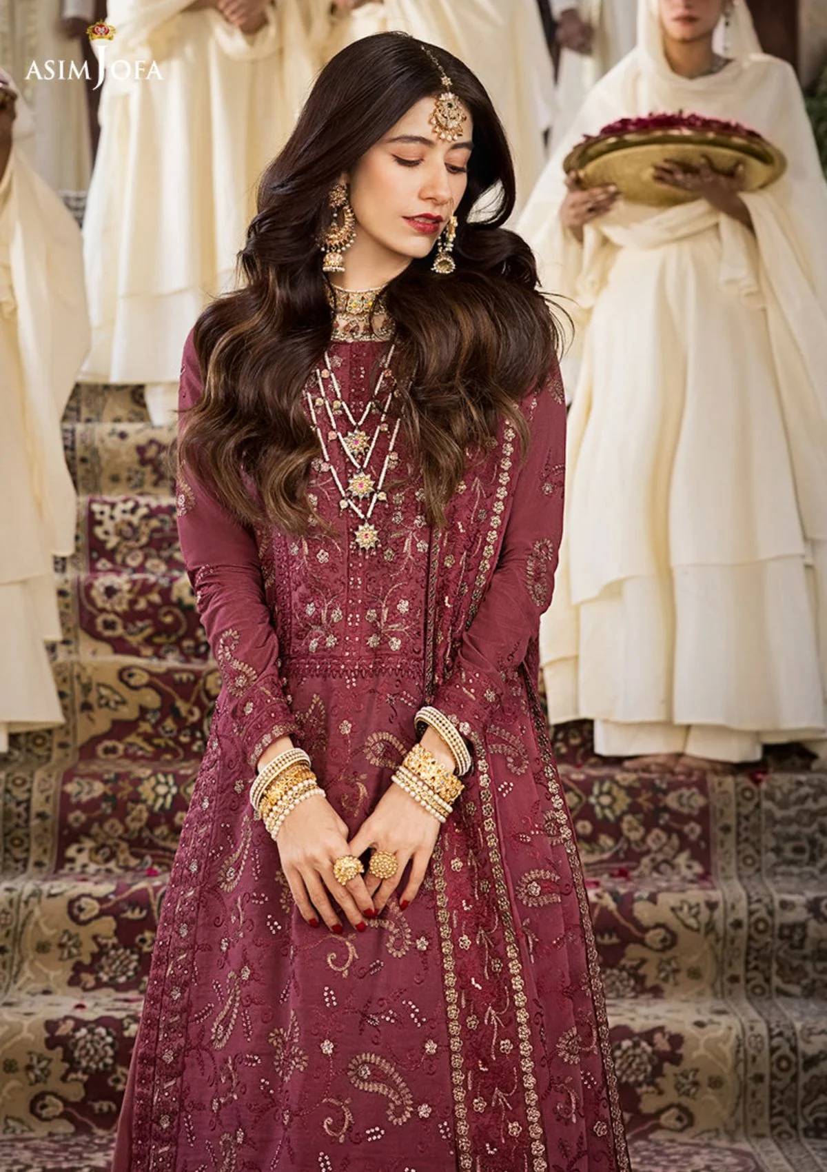 Formal Collection - Asim Jofa - Lucknowi - Chikankari - AJMQ#03 - Official Asim Jofa - Agha Fabrics UK