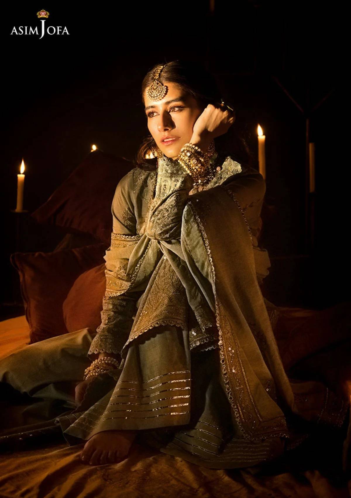 Formal Collection - Asim Jofa - Lucknowi - Chikankari - AJMQ#09 - Official Asim Jofa - Agha Fabrics UK