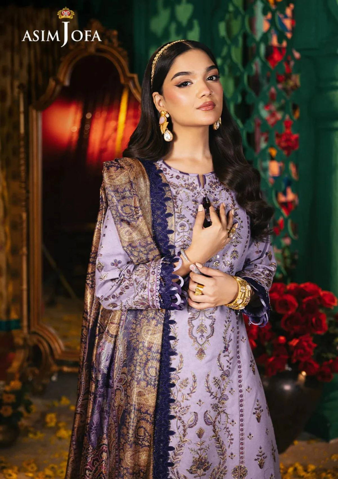 Lawn Collection - Asim Jofa - Rania - AJRA#19 - Official Asim Jofa - Agha Fabrics UK