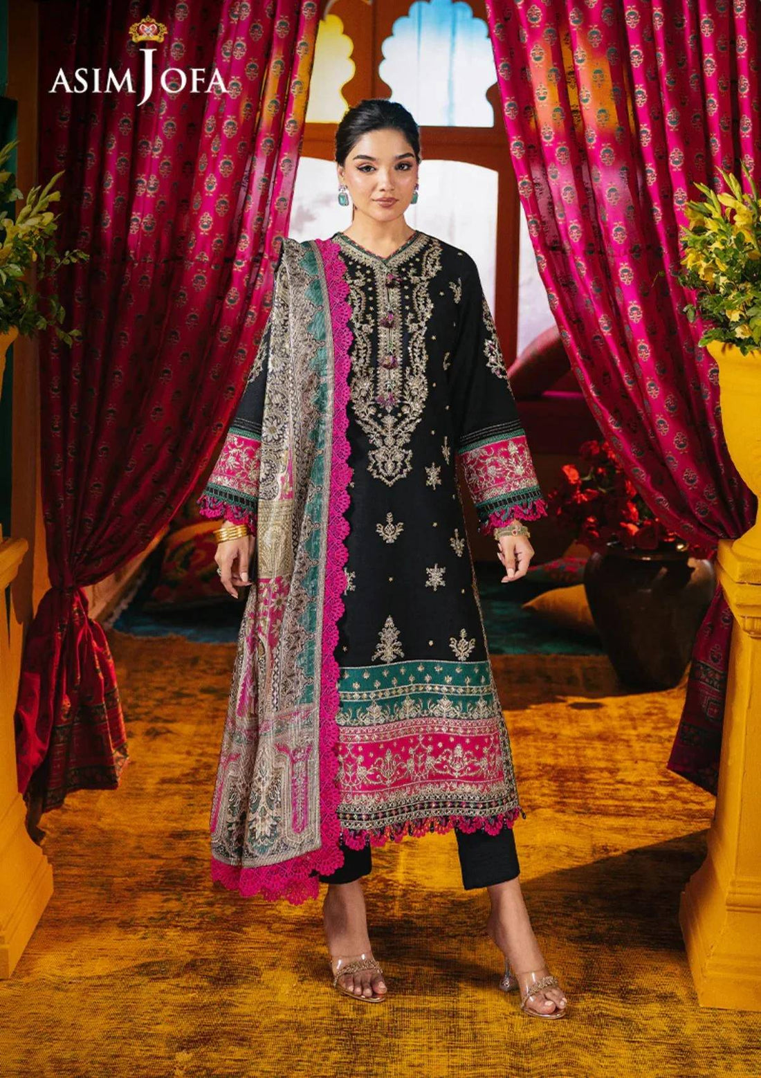 Lawn Collection - Asim Jofa - Rania - AJRA#20 - Official Asim Jofa - Agha Fabrics UK