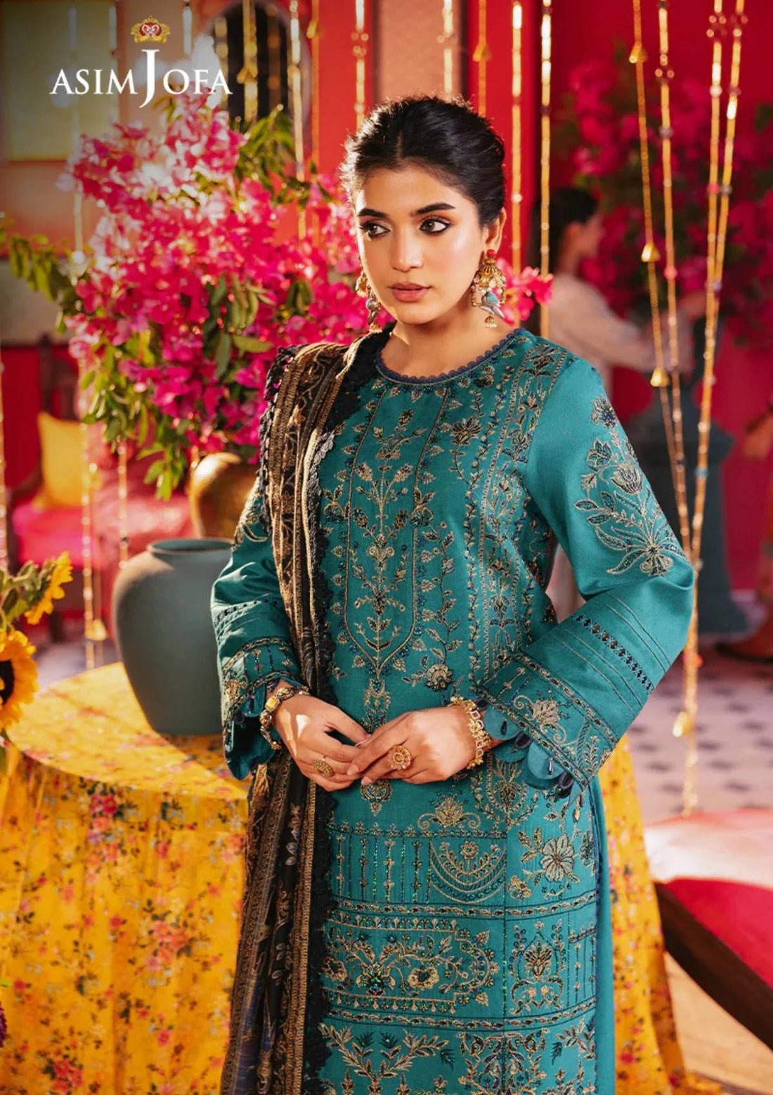 Lawn Collection - Asim Jofa - Rania - AJRA#21 - Official Asim Jofa - Agha Fabrics UK