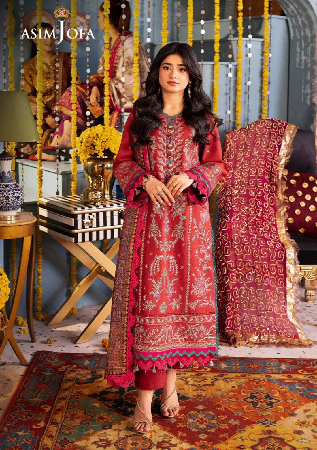 Lawn Collection - Asim Jofa - Rania - AJRA#26 - Official Asim Jofa - Agha Fabrics UK
