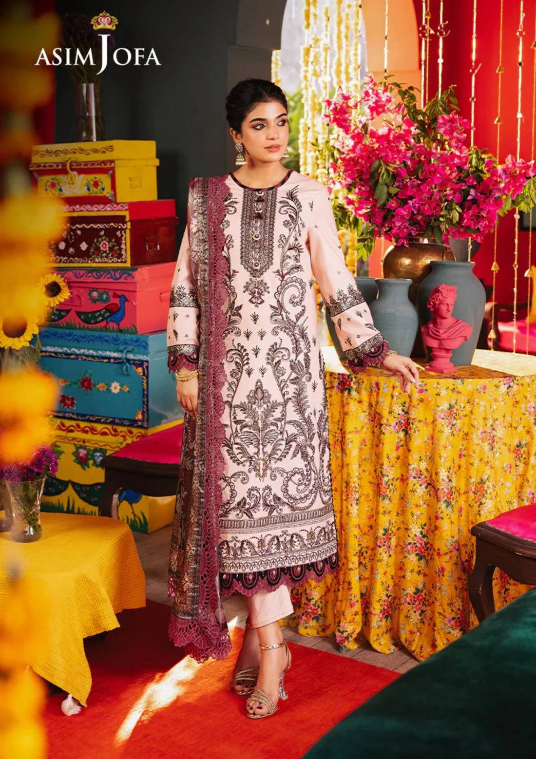 Lawn Collection - Asim Jofa - Rania - AJRA#29 - Official Asim Jofa - Agha Fabrics UK