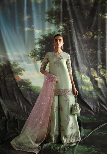 Ayesha and Usman | Bliss Luxury Pret | Lime Lily