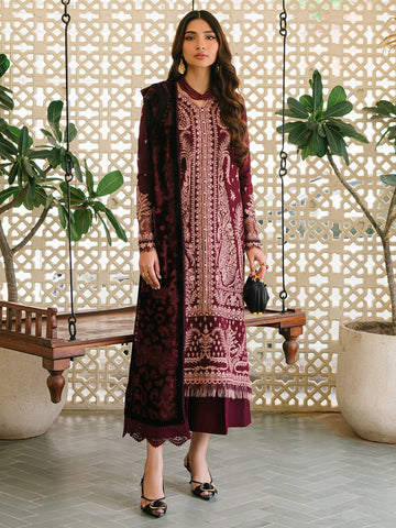 Bin Ilyas | Olivia Embroidered Winter 24 | 523 - A
