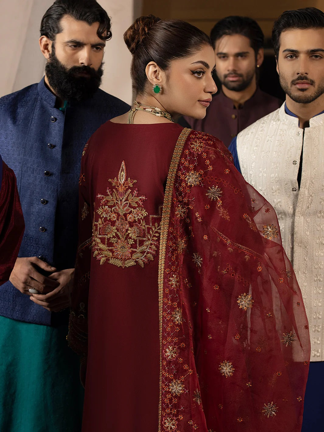 Lawn Collection - Mahnur - Mahrukh - MM24#04-B - Carnation