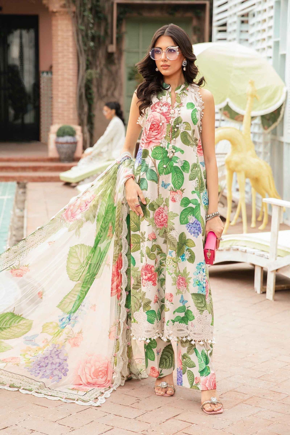 Maria.B | M Print Eid Edit | MPT-2210-A -  Maria B Luxury -  Agha Fabrics