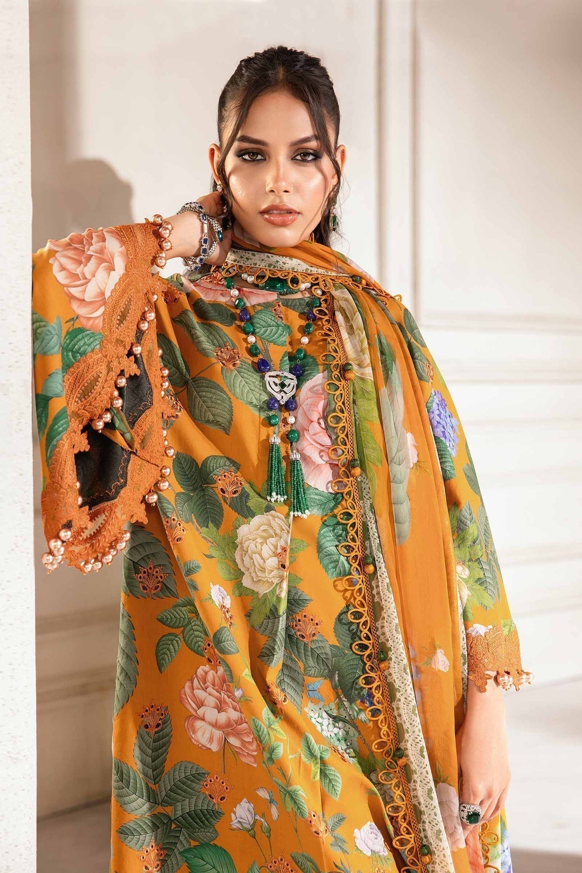 Maria.B | M Print Eid Edit | MPT-2210-B -  Maria B Luxury -  Agha Fabrics