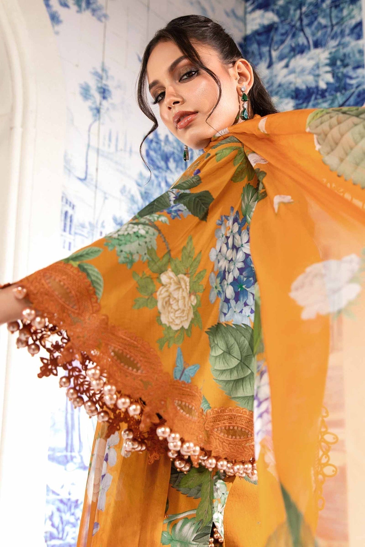 Maria.B | M Print Eid Edit | MPT-2210-B -  Maria B Luxury -  Agha Fabrics