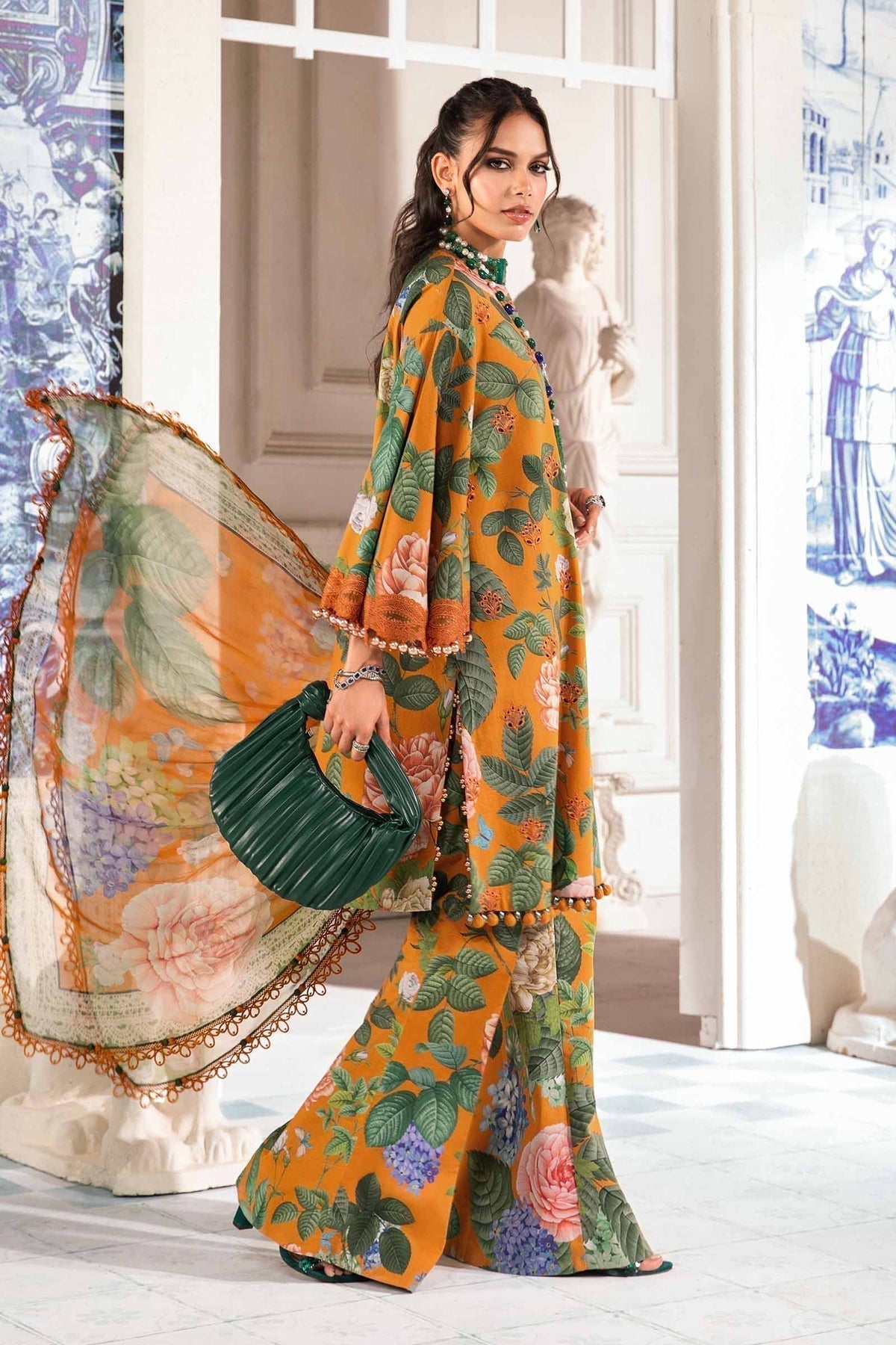 Maria.B | M Print Eid Edit | MPT-2210-B -  Maria B Luxury -  Agha Fabrics