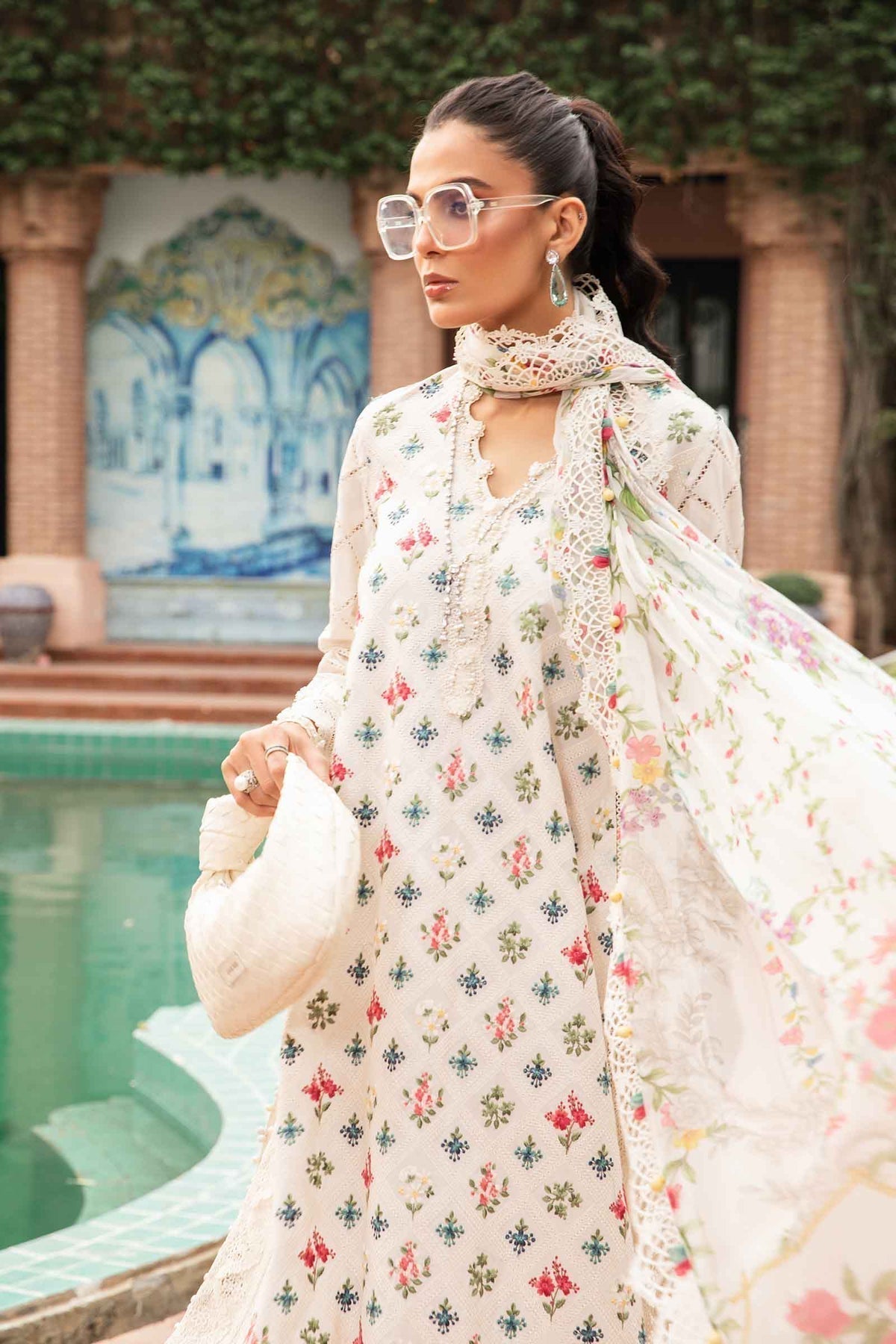 Maria.B | M Print Eid Edit | MPT-2203-A -  Maria B Luxury -  Agha Fabrics
