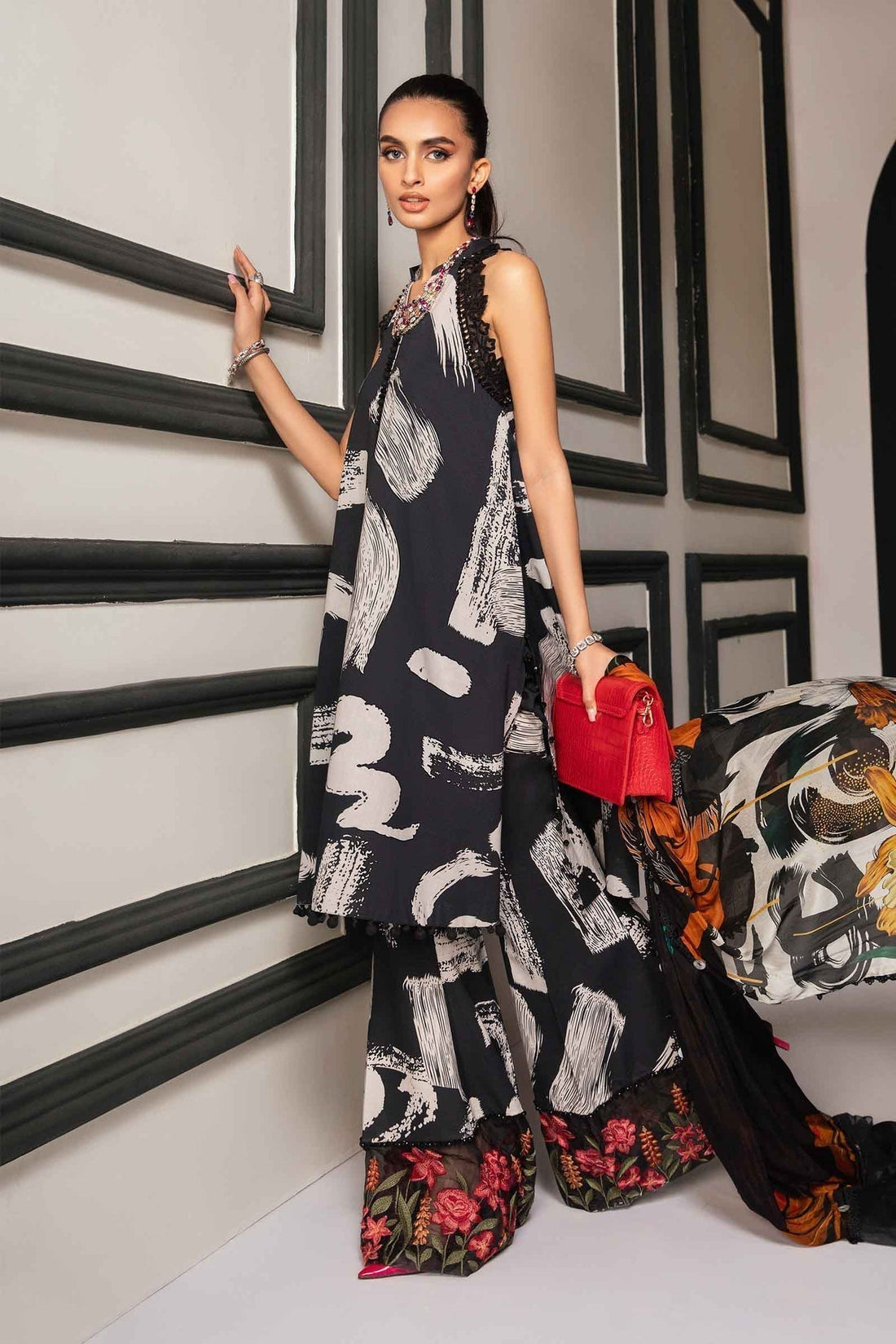 Maria.B | M Print Eid Edit | MPT-2205-A -  Maria B Luxury -  Agha Fabrics