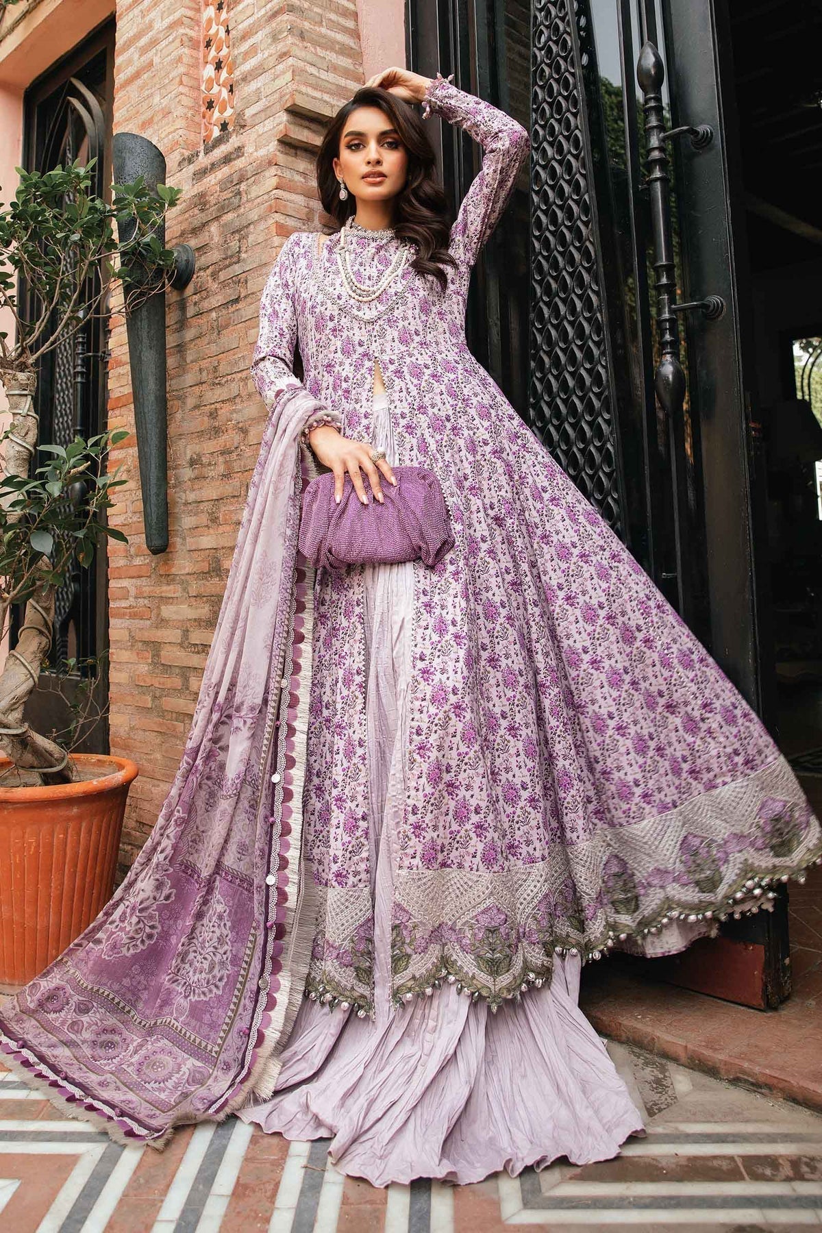 Maria.B | M Print Eid Edit | MPT-2207-B -  Maria B Luxury -  Agha Fabrics